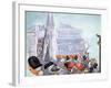 Fifth Avenue-Zelda Fitzgerald-Framed Art Print