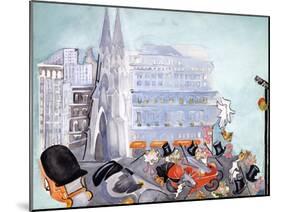 Fifth Avenue-Zelda Fitzgerald-Mounted Art Print