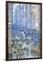 Fifth Avenue-Childe Hassam-Framed Art Print