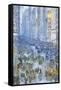 Fifth Avenue-Childe Hassam-Framed Stretched Canvas