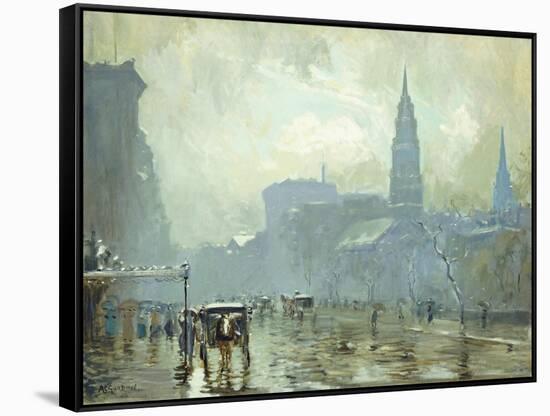 Fifth Avenue-Arthur Clifton Goodwin-Framed Stretched Canvas