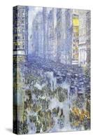 Fifth Avenue-Childe Hassam-Stretched Canvas