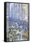 Fifth Avenue-Childe Hassam-Framed Stretched Canvas