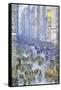 Fifth Avenue-Childe Hassam-Framed Stretched Canvas