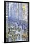 Fifth Avenue-Childe Hassam-Framed Art Print