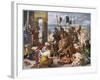 Fifth Crusade: The Crusaders Under Baudouin Take Constantinople-Eugene Delacroix-Framed Art Print