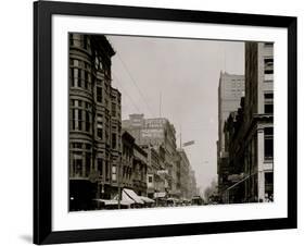 Fifth St. Street, North from Race, Cincinnati, Ohio-null-Framed Photo