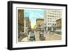 Fifth Street, San Diego, California-null-Framed Art Print