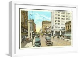 Fifth Street, San Diego, California-null-Framed Art Print