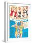 Fifties Bathing Suits-null-Framed Art Print