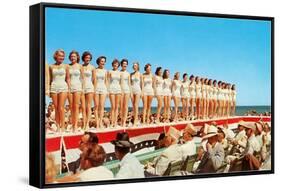 Fifties Beauty Contest-null-Framed Stretched Canvas