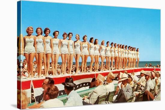 Fifties Beauty Contest-null-Stretched Canvas