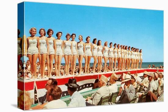 Fifties Beauty Contest-null-Stretched Canvas