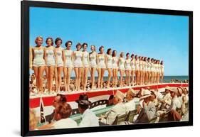 Fifties Beauty Contest-null-Framed Art Print