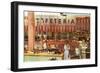 Fifties Cafeteria-null-Framed Art Print