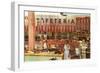 Fifties Cafeteria-null-Framed Art Print