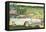 Fifties Cars on Golf Course-null-Framed Stretched Canvas