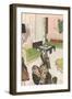 Fifties Living Room-null-Framed Premium Giclee Print