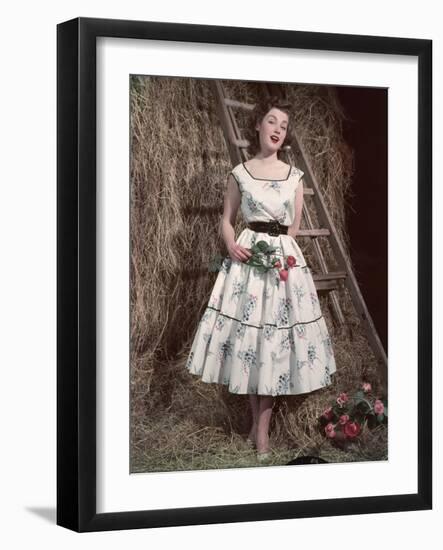 Fifties Summer Frock-Charles Woof-Framed Photographic Print