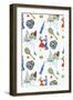 Fifties Teenager Wallpaper-null-Framed Giclee Print