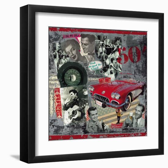 Fifties-M^ Sigrid-Framed Art Print