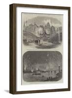 Fiftieth Anniversary of the Restoration of the Rhenish Provinces to Germany-null-Framed Giclee Print
