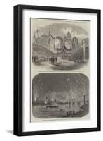 Fiftieth Anniversary of the Restoration of the Rhenish Provinces to Germany-null-Framed Giclee Print