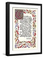 Fifty-First Psalm, King David-null-Framed Art Print