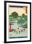 Fifty-Three Stations of the Tokaido: 23rd Station, Fujieda-Ando Hiroshige-Framed Giclee Print