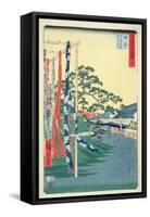 Fifty-Three Stations of the Tokaido: 41th Station, Narumi-Ando Hiroshige-Framed Stretched Canvas