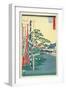 Fifty-Three Stations of the Tokaido: 41th Station, Narumi-Ando Hiroshige-Framed Giclee Print