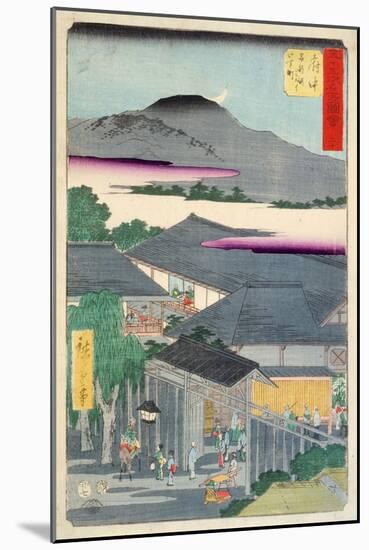 Fifty-Three Stations of the Tokaido-Ando Hiroshige-Mounted Giclee Print
