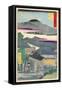 Fifty-Three Stations of the Tokaido-Ando Hiroshige-Framed Stretched Canvas