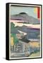 Fifty-Three Stations of the Tokaido-Ando Hiroshige-Framed Stretched Canvas