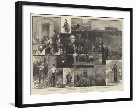 Fifty Years of a Statesman's Life-null-Framed Giclee Print