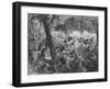 'Fight at Abracrampa', 1880-Joseph Swain-Framed Giclee Print