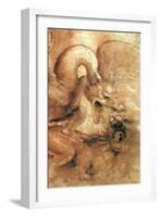 Fight Between a Dragon and a Lion, a Detail-Leonardo da Vinci-Framed Giclee Print