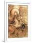 Fight Between a Dragon and a Lion, a Detail-Leonardo da Vinci-Framed Giclee Print