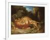 Fight Between a Lion and a Tiger, 1797-James Ward-Framed Giclee Print