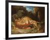 Fight Between a Lion and a Tiger, 1797-James Ward-Framed Giclee Print
