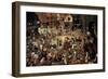 Fight Between Carnival and Lent, 1559-Pieter Bruegel the Elder-Framed Giclee Print