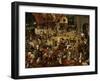 Fight Between Carnival and Lent, 1559-Pieter Bruegel the Elder-Framed Giclee Print