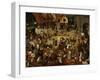 Fight Between Carnival and Lent, 1559-Pieter Bruegel the Elder-Framed Giclee Print