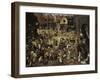 Fight Between Carnival and Lent, c.1559-Pieter Bruegel the Elder-Framed Giclee Print