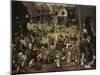 Fight Between Carnival and Lent, c.1559-Pieter Bruegel the Elder-Mounted Giclee Print