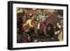 Fight Between Carnival and Lent-Pieter Brueghel the Younger-Framed Giclee Print