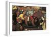 Fight Between Carnival and Lent-Pieter Brueghel the Younger-Framed Giclee Print