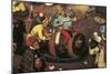 Fight Between Carnival and Lent-Pieter Brueghel the Younger-Mounted Giclee Print