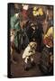 Fight Between Carnival and Lent-Pieter Brueghel the Younger-Framed Stretched Canvas