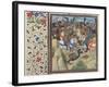 Fight Between Christians and Saracens under Saladin, 1460s-null-Framed Giclee Print